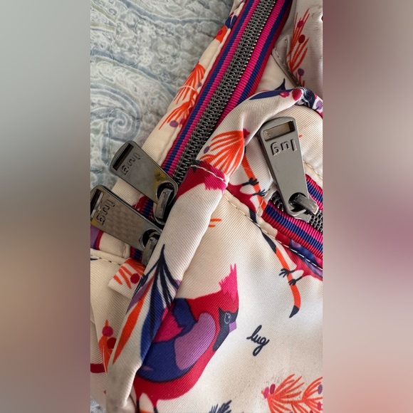 Lug Multicolor Ranger Bird Print Crossbody Bag - Picture 5 of 16